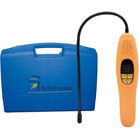 Cercafughe elettronico digitale LD-100 con pompa aspirante per gas refrigeranti 17.299
