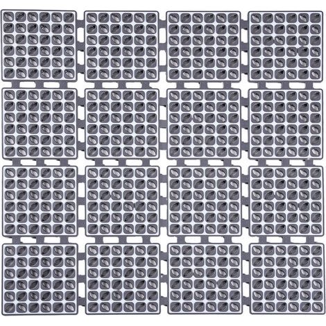 Tapis de douche antidérapant 60x60 cm - avec ventouses et trous d'évacuation - résistant aux chutes, (pliable) (1/5)