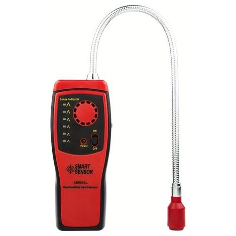 Détecteur de Gaz Portable SMART SENSOR pour Gaz Naturel, Méthane et Hydrogène Capteur Semi-Conducteur Haute Sensibilité avec Alarme Sonore, Détection Rapide des Fuites, Utilisation Simple (1/5)