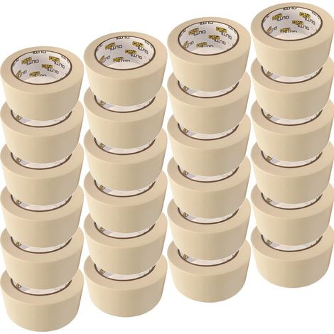Ruban de masquage 48 mm x 50 m – Lot de 24 rouleaux – Application précise pour peinture intérieure et extérieure – Compatible tous types de peintures (1/5)