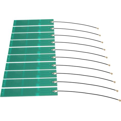 10 antennes PCB intégrées NZ‑433‑PCB‑004 433 MHz à gain élevé WiFi BT pour alarme de sécurité de drone (1/5)