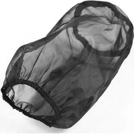 Calzino copri filtro aria, copertura protettiva universale antipolvere per filtri aria KN in nylon a freddo per auto, flusso elevato, grande (grande) (grande) (1/5)