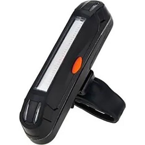 Lampe LED de sécurité clignotante pour sac à dos de vélo nocturne (orange) (1/4)