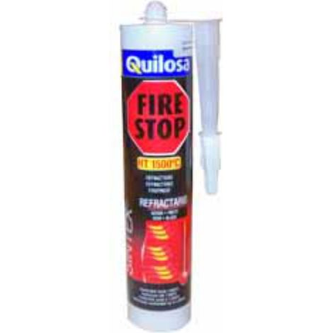 Fire Stop Feuerfester Kitt High T 300 ML Schwarz QUILOSA 10043034