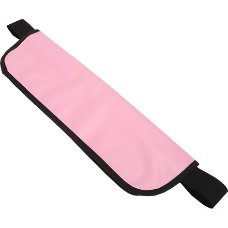 Ceinture de poussée des hanches en cuir PU avec fermeture auto-agrippante, portable, pour l'entraînement des fessiers en salle de sport, rose (1/5)
