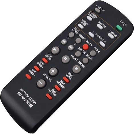 Control remoto de repuesto RM-AMU007 para sistemas de audio HCD-ZUX9, FST-ZUX9, LBT-ZUX9, SS-ZUX9 y SS-ZUX9P. (1/2)