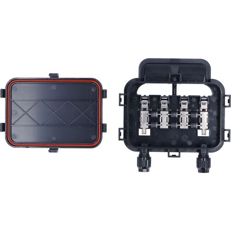 Boîte De Jonction Solaire - Enceinte Électrique Photovoltaïque 1000V - Pour Panneaux 250W À 350W - Lot De 1 (1/5)