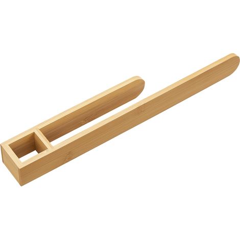 Toallero de pared autoadhesivo 38 x 5 x 4 cm bambú 030008196