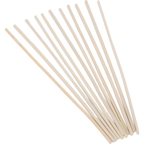 Lot de 100 bâtonnets diffuseurs d'arômes en rotin de 18 cm (7,1 pouces) pour toilettes.