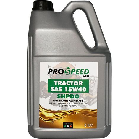 Olio lubrificante per macchine agricole 'tractor' 15w40 - tipo shpdo - 4 pz (1/2)