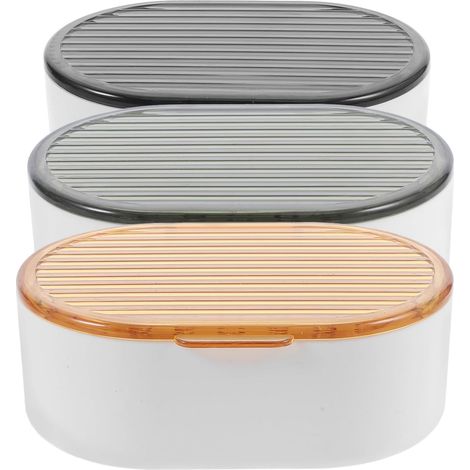 (3 pièces) Porte-savon de voyage avec couvercle transparent à double drainage, porte-savon étanche pour salle de bain, camping, voyage et usage quotidien. (1/5)