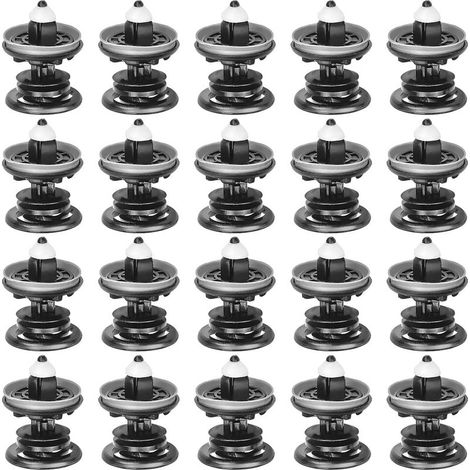 20 pièces rivets pour voiture, clips pour assouplissement auto clip de fixation pour panneaux de porte pour intérieurs auto panneau pare-chocs porte (1/5)