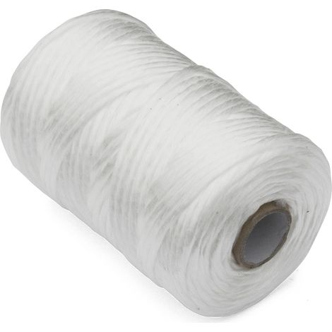 Spago in rafia sintetica Ø 1,9 mm. bianco 95 mt.