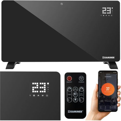 Glass Electric Heater, 2500W, WiFi & Remote Control (1/5)