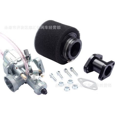 Go-kart 212cc GX200 CT200U KT196 intake manifold VM22 carburetor sponge air filter (1/4)