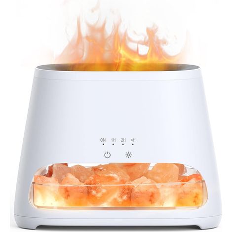 1 Diffuseur Huiles Essentielles, Lampe Sel Himalaya, Effet Flamme, 3 Luminosités, 150 ML, Salon Chambre (1/5)