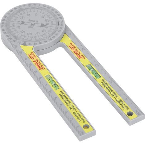 Woodworking angle gauge, 360-degree angle gauge ruler, high-precision goniometer for woodworking, measuring instruments for carpenters and plumbers (1/5)