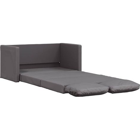 Maison Exclusive - Bodensofa mit Schlaffunktion Grau 112x174x55 c (1/5)
