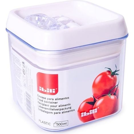 ibili 8411922447170 Recipiente hermético transparente 0,5 L