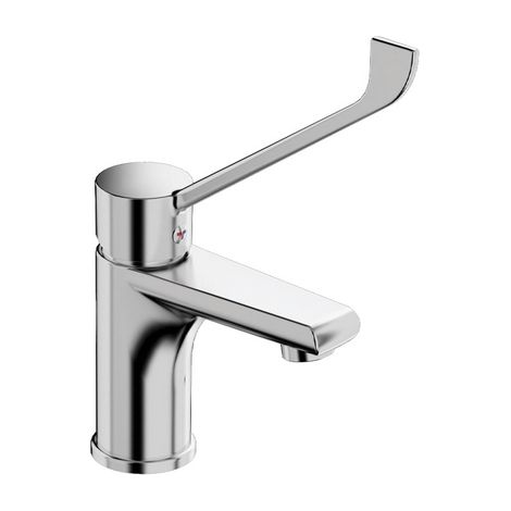 MISCELATORE MONOCOMANDO LAVABO CON LEVA CLINICA LINEA TEN- Cromo- TIEMM- pezzi 1 (1/2)