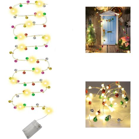 Lichterketten für Zuhause (ohne Batterie), 3 Meter, batteriebetriebene Lichterketten mit 30 LEDs, warmweiße Vorhanglichter für drinnen und draußen, Feiertage, Hochzeiten, Partys, Weihnachten (1/4)