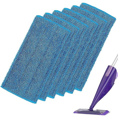 Lot de 6 lingettes réutilisables pour Swiffer Wetjet et Flash Powermop (1/5)