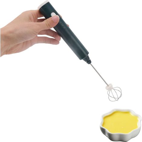 Petit fouet électrique rechargeable sans fil pour œufs et lait avec deux têtes accessoire de cuisine pratique et compact (1/5)