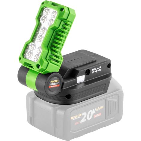 Procraft LL20bb Akku LED Strahler 20 V 500 lm Solo - ohne Akku, ohne Ladegerät