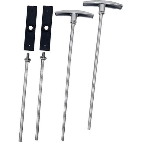 Kit de remplacement pour poignée de vanne d'eaux usées de camping-car et kit d'extension de tube de vanne d'eaux usées de camping-car (1/5)