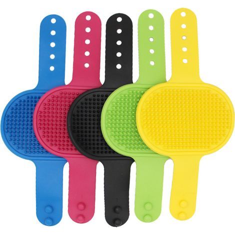Brosse de bain pour animaux, brosse de douche, accessoires pour animaux, épilation, massage de toilettage pour chiens et chats, peigne à poils pour chats