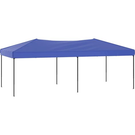 vidaXL Folding Party Tent Blue 3x6 m