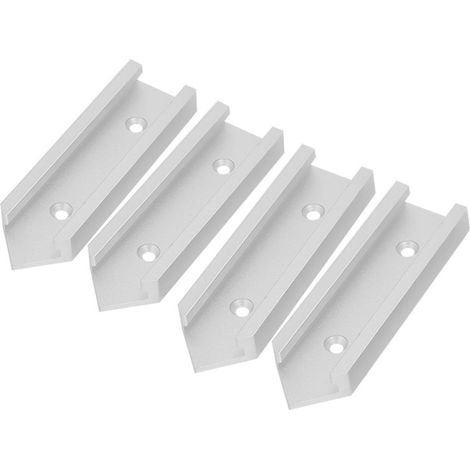 Beyamis connecteurs de rail en T pour gabarit de rail d'onglet, fixation pour table de défonceuse (1/5)