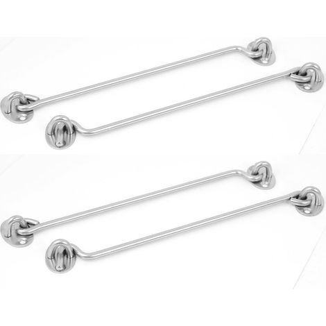 10" Fang Badezimmer-Zubehör Auge Kabine Haken Halter Fenster Sturmhaken (1/3)