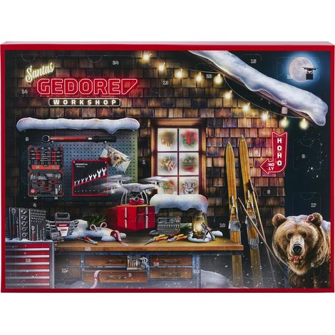 Gedore Werkzeugkalender rot 51 Teile praktische Tasche