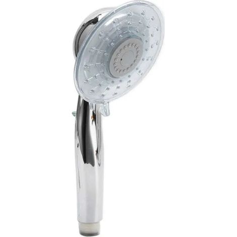 Pommeau de douche à main lumineux LED multicolore, sortie d'eau réglable pour salle de bain (1/4)