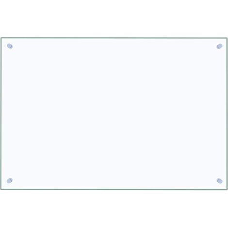vidaXL Protector contra salpicaduras cocina vidrio templado 90x60 cm (1/2)