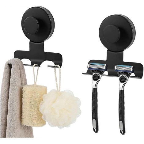 Support mural pour rasoir homme, adapté pour salle de bain, toilettes, hôtel, appartement, résidence étudiante et maison de campagne (1/5)