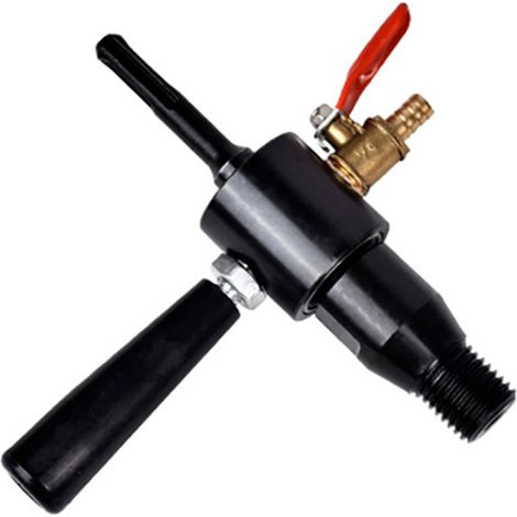 Adaptateur marteau perforateur – injection eau, tige connexion, forage, pour perçage humide (1/5)