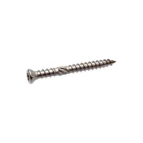 200 Vis 5x60mm Inox A2 Autoforeuse Double Filet PRO tête Torx  + 1 embout T25 offert (1/2)