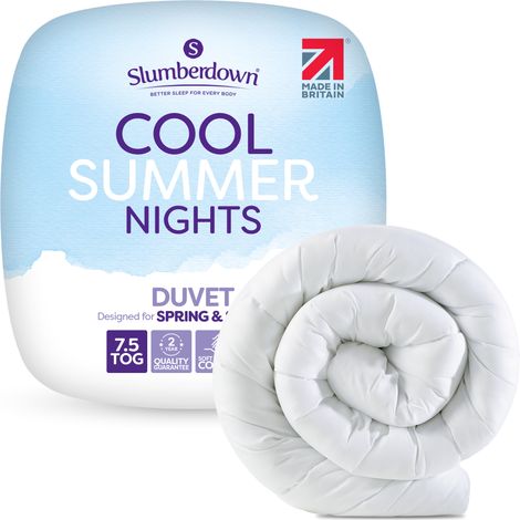 Slumberdown Cool Summer Nights Duvet, 7.5 Tog, Super King