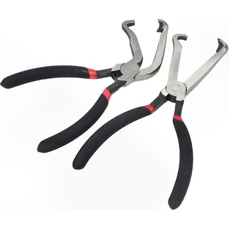 Ergonomische automatische Schnellkupplungsklemme, 2er-Set, Metallkonstruktion für Funkenfänger, Kraftstoffleitungen, Schnellverschluss (1/5)