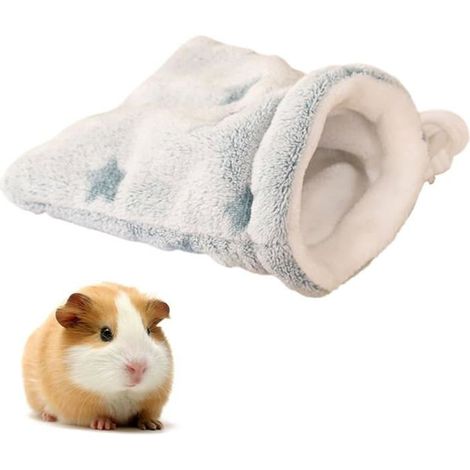 Hamster Schlafsack, Meerschweinchen Bett, Meerschweinchen Haus, Weiches und Warmes Versteck für Kleintiere - Körbchen