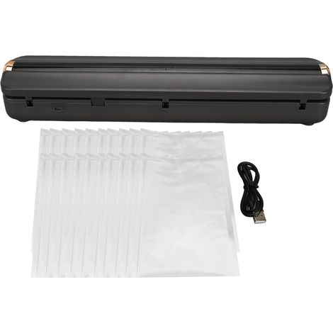 Machine à sceller sous vide sans fil, compacte et portable pour conservation alimentaire fraîcheur longue durée, sac inclus (1/4)