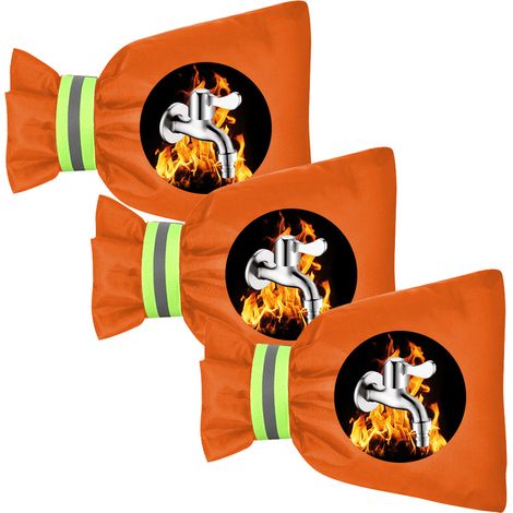 lot de 3 Couvercle de robinet extérieur,robinet jardin extérieur, utilisé pour protéger isolation antigel réutilisable pour tuyaux