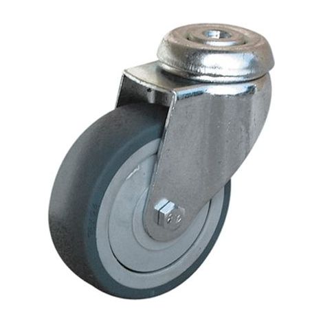 Roulette industrielle Pivotante Guitel Hervieu, Acier galvanisé, Ø 100mm, 70kg ( Prix pour 1 )