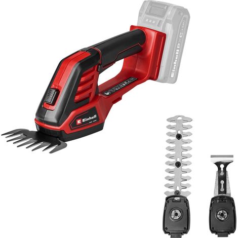 EINHELL Cisaille à gazon et à arbustes GE-CG, 18/100 Li 3-en-1, Solo