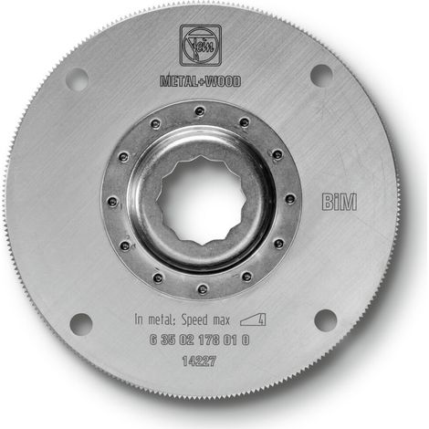 Fein Sägeblatt BIM ø 100 mm Form 137 für bündiges Arbeiten, HSS (1/4)