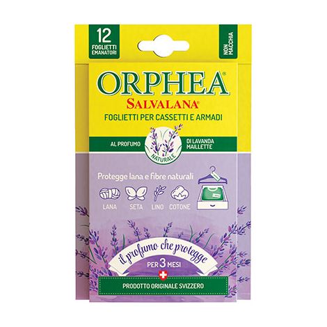 ANTITARME SALVALANA FOGLIETTI ORPHEA - LAVANDA CF=PZ 12- 6 confezioni