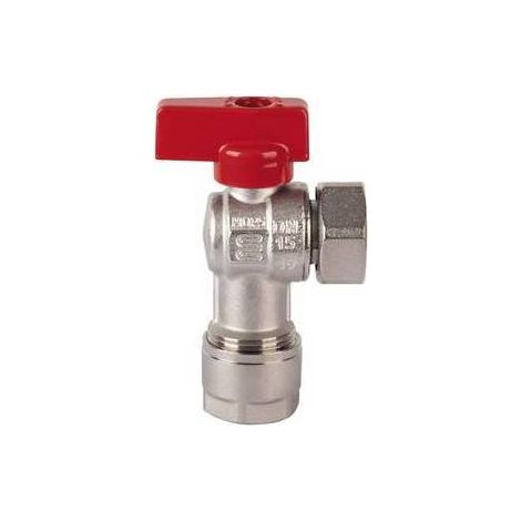 VALVOLA A SQUADRA CON KIT PER MULTISTRATO Misura: 3/4" x 20 Leva Blu