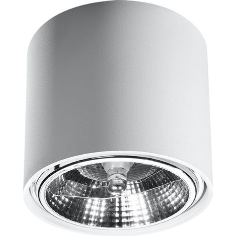 Lámpara de techo Hester 1 GU10 ES111 blanca ALU Lumilo 06.519.95 (1/5)